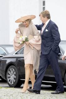 22-05-2019 Germany Queen Maxima and King Willem-Alexander last day of the 3 day of the 3 day visit to Mecklenburg-Voor – Pommeren and Brandenburg in Germany. Visiting the State chancellery of Brandenburg with Dietmar Wiodke.  Copyright: xPPEx