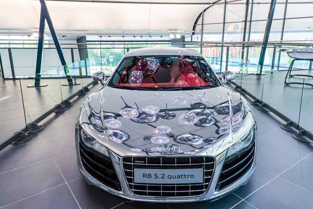 Deutsche Industriestandorte, Audi AG Werk in Neckarsulm DEU, Deutschland, Neckarsulm Ingolstadt 23.05.2019 - 130. Ordentliche Hauptversammlung der Audi AG im Audi Forum Neckarsulm. *** DEU, Germany, Neckarsulm Ingolstadt 23 05 2019 130 Annual General Meeting of Audi AG at Audi Forum Neckarsulm