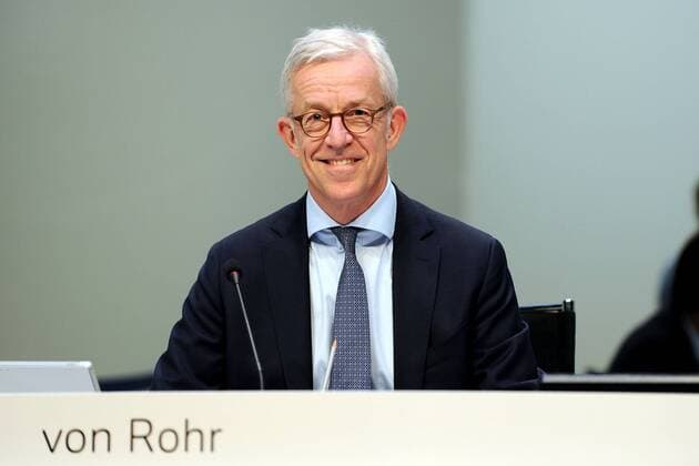 Deutsche Bank AG - Hauptversammlung. Karl von Rohr ( stellv. Vorstandsvorsitzender Deutsche Bank AG ) anläßlich der ordentlichen Hauptversammlung 2017 der Deutsche Bank AG am 23.05.2019 in der Festhalle Frankfurt Main. 20190523MWI09107
