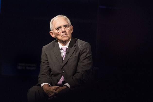 News Bilder des Tages Wolfgang Schaeuble, Bundestagspraesident, aufgenommen im Rahmen des WDR Europaforums in Berlin, 23.05.2019. Berlin Deutschland *** Wolfgang Schaeuble, President of the Bundestag, admitted at the WDR European Forum in Berlin, 23 05 2019 Berlin Germany Copyright: xFlorianxGaertner photothek.netx
