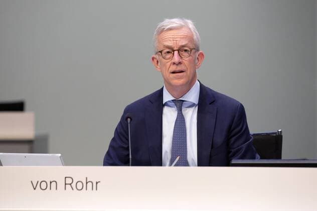 Karl von Rohr bei der Deutsche Bank AG Hauptversammlung 2019 in der Festhalle Messe Frankfurt. Frankfurt, 23.05.2019