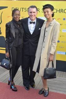 Deutscher Synchronpreis 2019 Joye Hermlin, Andrej Hermlin, Rachel Hermlin Ankunft zur Verleihung des Deutschen Synchronpreises 2019 im TIP am Knazlermat in Berlin am 23.05.2019