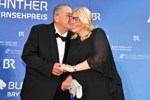 Joseph Hannesschläger mit Ehefrau Bayerische Fernsehpreis 2019 Verleihung des Bayerischen Fernsehpreis im Prinzregententheater München 23.Mai 2019