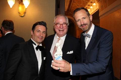 Oliver Vogel, Friedrich von Thun, Marcus Ammon, Bayerischer Fernsehpreis 2019 im Prinzregententheater in Muenchen am 25.05.2019