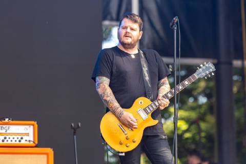 May 25, 2019 - Napa, California, U.S - JAMES BOWMAN of Against Me! during the BottleRock Music Festival in Napa, California Napa U.S. - ZUMAs135 20190525_zap_s135_024 Copyright: xDanielxDeSloverx