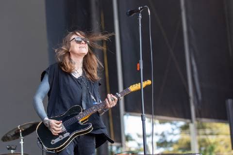 May 25, 2019 - Napa, California, U.S - LAURA JANE GRACE of Against Me! during the BottleRock Music Festival in Napa, California Napa U.S. - ZUMAs135 20190525_zap_s135_016 Copyright: xDanielxDeSloverx