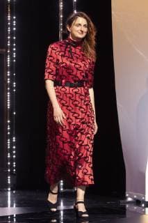 Alice Rohrwacher at the award ceremony during the 72nd Cannes Film Festival at the Palais des Festivals on May 25, 2019 in Cannes, France