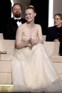 Elle Fanning at the award ceremony during the 72nd Cannes Film Festival at the Palais des Festivals on May 25, 2019 in Cannes, France