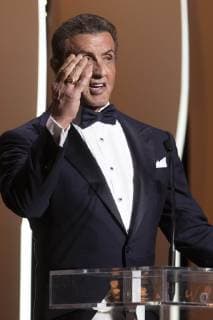 Sylvester Stallone at the award ceremony during the 72nd Cannes Film Festival at the Palais des Festivals on May 25, 2019 in Cannes, France