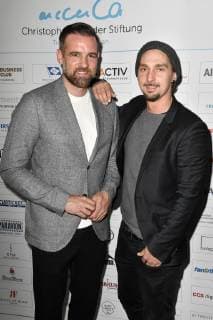 Christoph Metzelder und Sandy Fähse bei der Pre-Golf-Party zum 11. Golf Charity Cup 2019 in der Schinkelhalle. Potsdam, 26.05.2019
