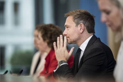 News Bilder des Tages Christian Lindner, FDP Parteivorsitzender, aufgenommen im Rahmen der Bundespressekonferenz zu Reaktionen nach der Europawahl. Berlin, 27.05.2019. Berlin Deutschland
