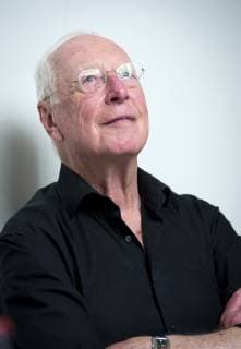 Conductor William Christie (photo), French cellist Cyril Poulet and composer Miroslav Srnka give briefing on Prague Spring International Music Festival at Hotel Intercontinental Prague, Czech Republic, on Monday, May 27, 2019. French Les Arts Florissants will perform with Cyril Poulet and William Christie. (CTKxPhoto KaterinaxSulova) CTKPhotoP201905270535401  suk10