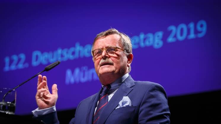 News Themen der Woche KW22 DEU, Deutschland, Nordrhein-Westfalen, Münster, 28.05.2019: Bundesärztekammer, 122. Deutscher Ärztetag. Prof. Dr. med. Frank Ulrich Montgomery, Präsident der Bundesärztekammer
