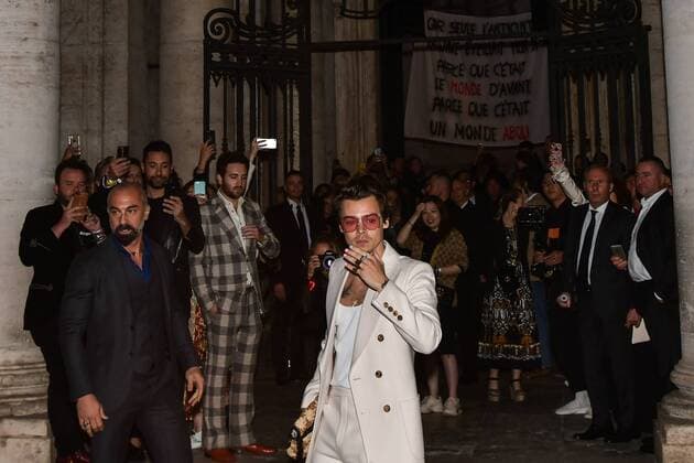 Entertainment Themen der Woche KW22 Rome, Gucci Parade at the Capitoline Museums. In the photo: Harry Styles  Copyright: xRomax xIPAx xRomax