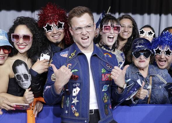 Entertainment Themen der Woche KW22 Entertainment Bilder des Tages Taron Egerton arrives on the red carpet at the New York premiere of Rocketman at Alice Tully Hall on May 29, 2019 in New York City.  NYP20190529150 JOHNxANGELILLO