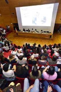 Mailand, Roberto Bolle hält Vorlesung über Geschichte des Tanzes Bovisa University of Milan, lesson on the history of dance with Roberto Bolle in the aula magna (Maurizio Maule Fotogramma, Milan - 2019-05-30) p.s. la foto e utilizzabile nel rispetto del contesto in cui e stata scattata, e senza intento diffamatorio del decoro delle persone rappresentate  Copyright: xMaurizioxMaulex xIPAx xFOTOGRAMMAx