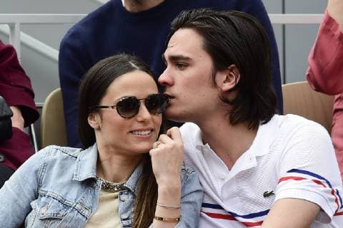 Entertainment Bilder des Tages Alain Fabien Delon et Capucine Anav CELEBRITES : Internationaux de France 2019 Roland Garros - 30 05 2019 JBAutissier Panoramic 