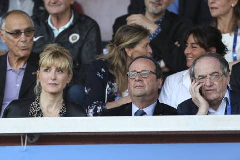 Julie Gayet - Francois Hollande - Noel Le Graet CELEBRITES : France Vs Chine - Amical - 31 05 2019 MichaelBaucher Panoramic 