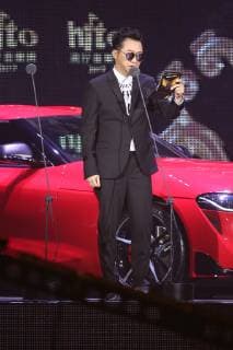 TAIPEI, CHINA - JUNE 02: Singer Harlem Yu speaks onstage during the 2019 Hito Music Awards on June 2, 2019 in Taipei, Taiwan of China.  Copyright: xVCGx CFP111219243691