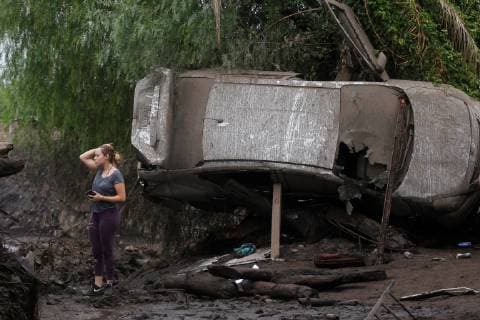 News Bilder des Tages A view of a car which flipped over due to the overflowing of a river, in San Gabriel, Mexico, 03 May 2019. The overflowing of a river in San Gabriel, western state of Jalisco, has left one dead and five missing. River overflowing in west Mexico kills one !ACHTUNG: NUR REDAKTIONELLE NUTZUNG!  Copyright: xFranciscoxGuascox MEX3933 20190603-636951881520230169