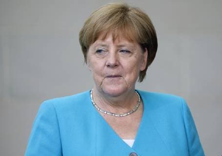 News Bilder des Tages Bundeskanzlerin Angela Merkel, Deutschland, Berlin, Bundeskanzleramt, Auszeichnung der Sieger des Wettbewerbs startsocial durch BK in Merkel, 03.06.2019