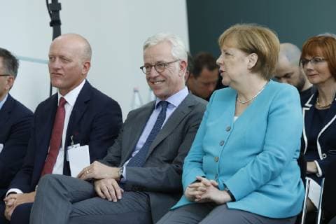 Bundeskanzlerin Angela Merkel, Deutschland, Berlin, Bundeskanzleramt, Auszeichnung der Sieger des Wettbewerbs startsocial durch BK in Merkel, 03.06.2019