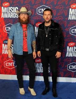 Artists Brothers Osborne arrives for the 2019 CMT Music Awards on June 5, 2019 at the Bridgestone Arena in Nashville, Tennessee.  NAS20190605117 JOHNxSOMMERSxII