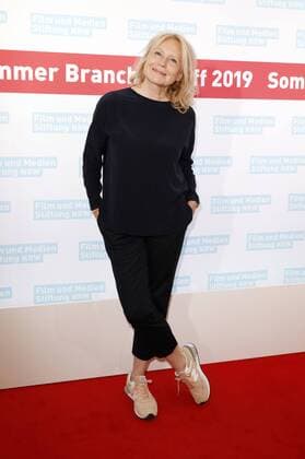 Maren Kroymann beim Sommer-Branchentreff 2019 der Film- und Medienstiftung NRW in der Wolkenburg. Köln, 05.06.2019