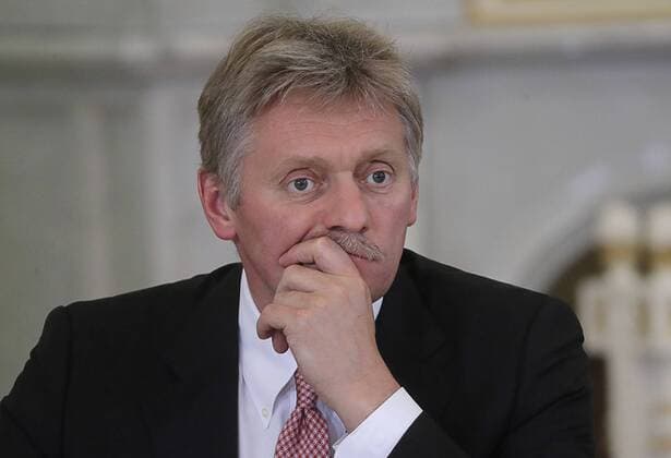 ST PETERSBURG, RUSSIA - JUNE 6, 2019: The Spokesperson for the President of Russia, Dmitry Peskov during a meeting of Russian government officials, representatives of the Russian Direct Investment Fund (RDIF) and international investors at the 23rd St Petersburg International Economic Forum (SPIEF 2019). Mikhail Metzel TASS  TS0AE345