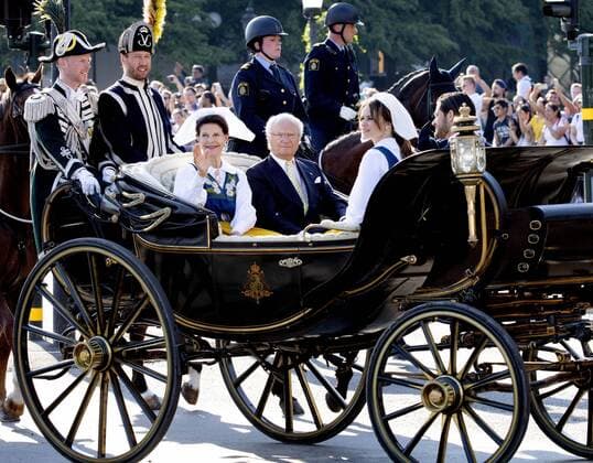 Entertainment Themen der Woche KW23 Entertainment Bilder des Tages 06-06-2019 Skansen Princess Madeleine, Princess Sofia, Prince Carl Philip, King Carl Gustaf Queen Silvia, Crown Princess Victoria, Princess Estelle and Prince Daniel during the traditional National Day celebrations at Skansen in Stockholm.  Copyright: xPPEx
