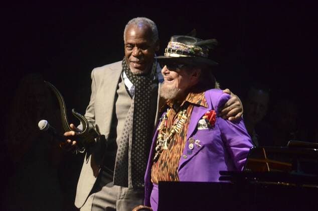 ***FILE PHOTO*** Dr. John Has Passed Away at the age of 77. HARLEM, NY - OCTOBER 27: Dr. John receives the Hank Jones Award from Danny Glover at The Jazz Foundation of America Presents the 15th Annual A Great Night in Harlem Gala Concert to Benefit Their Jazz Musicians Emergency Fund Saving Jazz, Blues and R & B....One Musician at a Time - Red Carpet at The Apollo Theater on October 27, 2016 in New York City. Copyright: xRaymondxHagans MediaPunchx