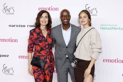 Iha von der Schulenburg, Yared Dibaba und Elena Carriere bei der Verleihung des Emotion Award 2019 im Curio Haus. Hamburg, 06.06.2019