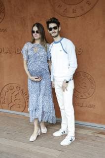 2019 Roland-Garros Tennis Open. Internationaux de tennis de Roland-Garros. Village. Pierre Niney. Natasha Andrews. 241535 2019-06-09 Paris France  Copyright: xArnal-Durdenx xStarfacex STAR_241535_088