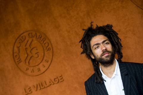 Noah Becker CELEBRITES : Internationaux de France 2019 Roland Garros - Village - Finale Hommes - 09 06 2019 JBAutissier Panoramic 