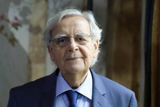 June 11, 2019 - Madrid, Spain - French writer Bernard Pivot during the press conference of the Prix DioÂ¡logo 2019 Awards in Madrid June 11, 2019 Spain Madrid Spain  - ZUMAn230 20190611_zaa_n230_239 Copyright: xOscarxGonzalezx