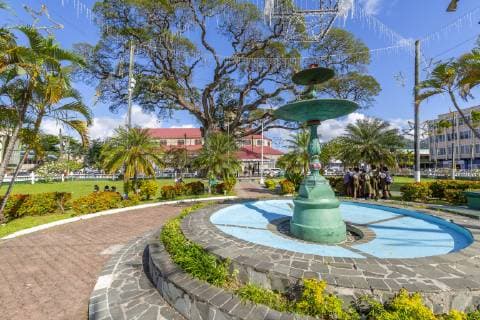 View of Derek Walcott Square, Castries, St. Lucia, Windward Islands, West Indies Caribbean, Central America Copyright: FrankxFell 844-18988