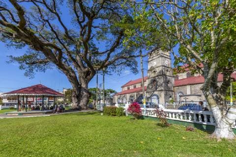 View of Cathedral Basilica of the Immaculate Conception, Castries, St. Lucia, Windward Islands, West Indies Caribbean, Central America Copyright: FrankxFell 844-18989