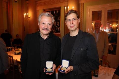 Verleihung der Marietta und Friedrich Torberg Medaille Wien, Theater in der Josefstadt, 12. 06. 2019 Herbert FÖTTINGER, Daniel KEHLMANN