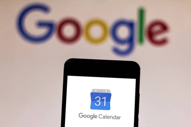June 11, 2019 - GloRia De Dourados, Mato Grosso do Sul, Brazil - In this photo illustration the Google Calendar logo is displayed on a smartphone. GloRia De Dourados Brazil - ZUMAs197 20190611_zab_s197_017 Copyright: xRafaelxHenriquex
