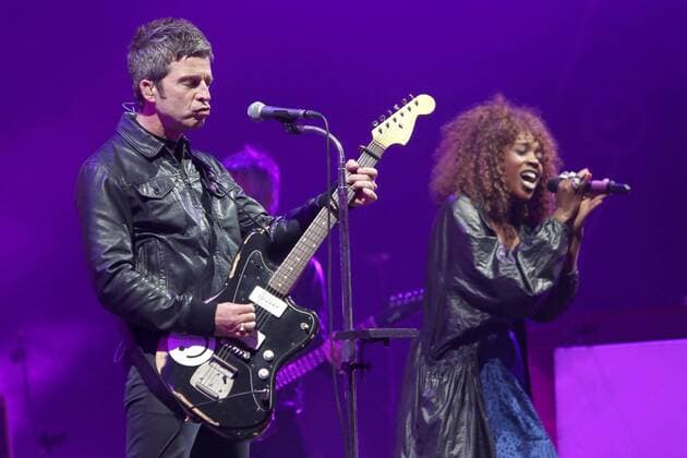 English singer Noel Gallagher performs on the first day of the Isle of Wight Festival 2019 at Seaclose Park in Newport, Isle of Wight. JUNE 13th 2019  GRGx192145
