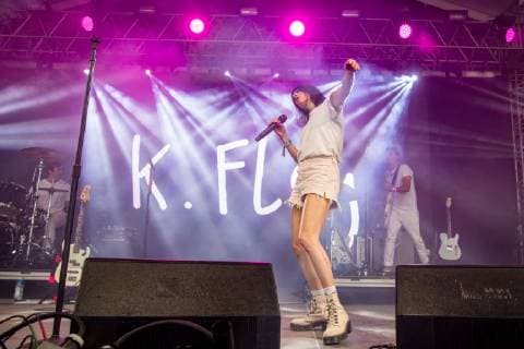 June 14, 2019 - Manchester, Tennessee, U.S - K FLAY (KRISTINE MEREDITH FLAHERTY) during the Bonnaroo Music + Arts Festival in Manchester, Tennessee Manchester U.S. - ZUMAs135 20190614_zap_s135_023 Copyright: xDanielxDeSloverx