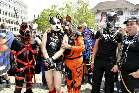 15.06.2019 Zuerich,Schweiz. Im Bild : Zurich - Pride. Schwule und Lesben Veranstaltung.Bunt Parade Stimmung *** 15 06 2019 Zurich, Switzerland In picture Zurich Pride Gays and lesbians Event Colourful parade Mood 