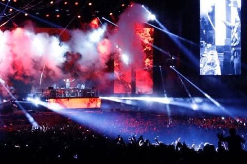 French Dj David Guetta performs on the third day of the Son do Camino Festival, in Santiago de Compostela, Spain, 15 June 2019. Son do Camino Festival !ACHTUNG: NUR REDAKTIONELLE NUTZUNG!  Copyright: xOSCARxCORRALx GRAF9342 20190616-636962472891524024