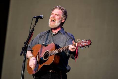 Italy: Glen Hansard 2019 The Irish singer Glen Hansard performing live on stage at the Firenze Rocks festival 2019 in Florence, Italy, opening for Eddie Vedder. FOR EDITORIAL USE ONLY - Alessandro Bosio Firenze Firence Italy Firenze Rocks  AlessandroxBosio