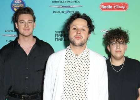 STUDIO CITY, CALIFORNIA - JUNE 16: Mitchy Collins, Sam Price, Jordan Greenwald of Lovelytheband attend the 2019 Radio Disney Music Awards at CBS Studios - Radford on June 16, 2019 in Studio City, California. Photo: imageSPACE MediaPunch Copyright: ximageSPACEx