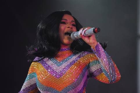 Cardi B performs during the 2019 Bonnaroo Music & Arts Festival in Manchester, Tennessee. Photo: Lori Sky Twohy for imageSPACE MediaPunch Copyright: ximageSPACEx