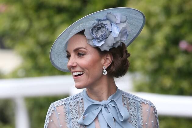 Catherine, Duchess of Cambridge attends the first day of Royal Ascot at Ascot Racecourse in Berkshire, England. JUNE 18th 2019  MTXx192207