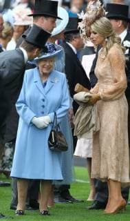 Prince William, Duke of Cambridge, Queen Elizabeth II of the United Kingdom and Queen Maxima of the Netherlands arrive for first day of Royal Ascot at Ascot Racecourse in Berkshire, England. JUNE 18th 2019  MTXx192207