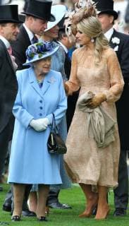 Prince William, Duke of Cambridge, Queen Elizabeth II of the United Kingdom and Queen Maxima of the Netherlands arrive for first day of Royal Ascot at Ascot Racecourse in Berkshire, England. JUNE 18th 2019  MTXx192207