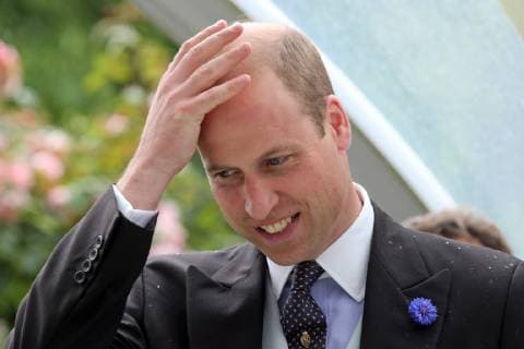 18.06.2019, Ascot, Windsor, GBR - Portrait of HRH Prince William. Ascot racecourse. (Prinz William, Portrait, Portraet, Royals) 190618D539ROYAL_ASCOT.JPG